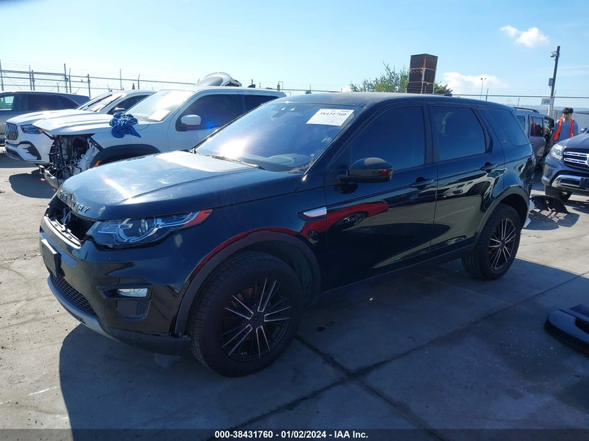 2018 LAND ROVER DISCOVERY SPORT HSE VIN: SALCR2RX0JH744403