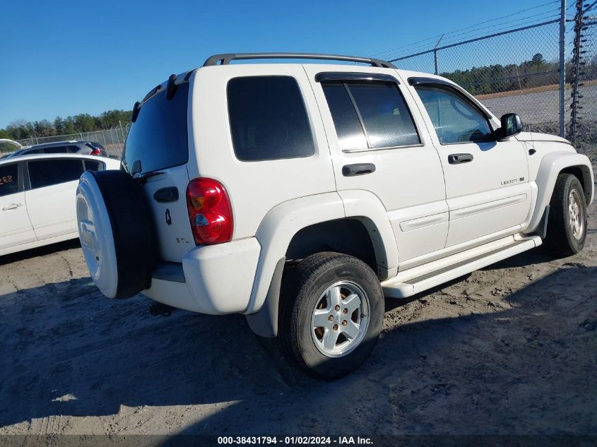 1J4GK58K32W233103 2002 Jeep Liberty Limited