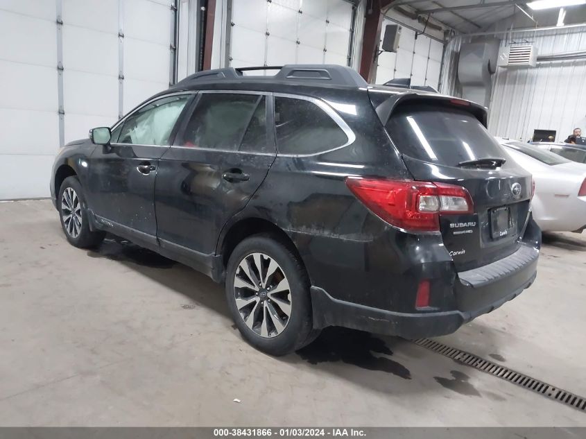 4S4BSBNC4G3318662 2016 Subaru Outback 2.5I Limited