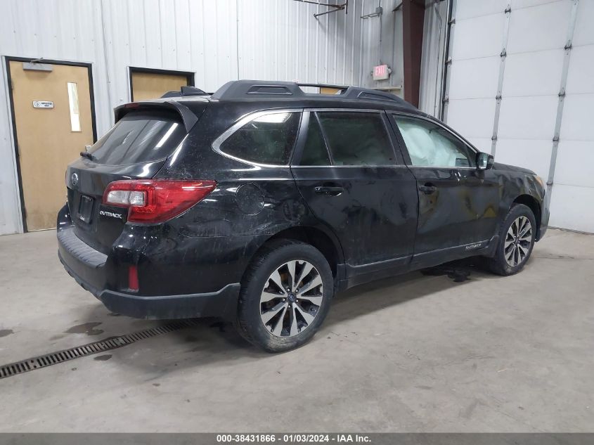 4S4BSBNC4G3318662 2016 Subaru Outback 2.5I Limited