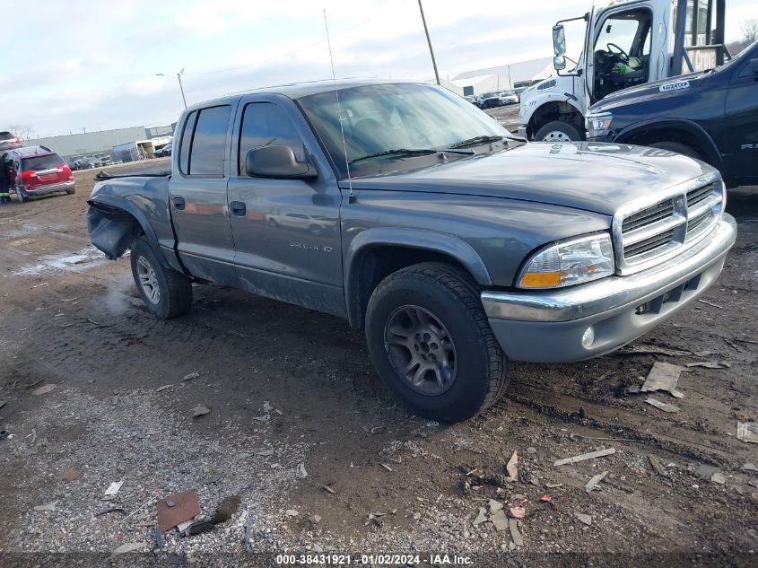 1B7HL48N52S639127 2002 Dodge Dakota Slt