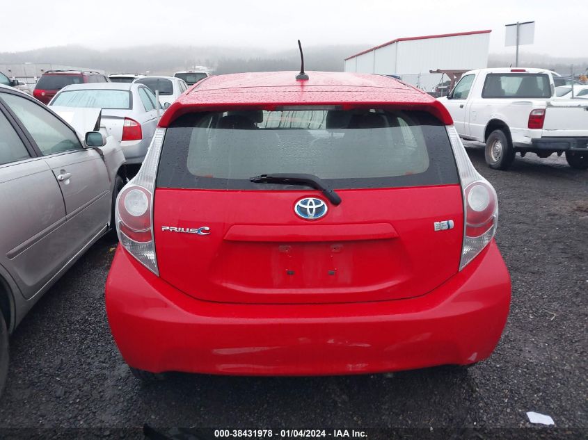 JTDKDTB32E1075256 2014 Toyota Prius C Four