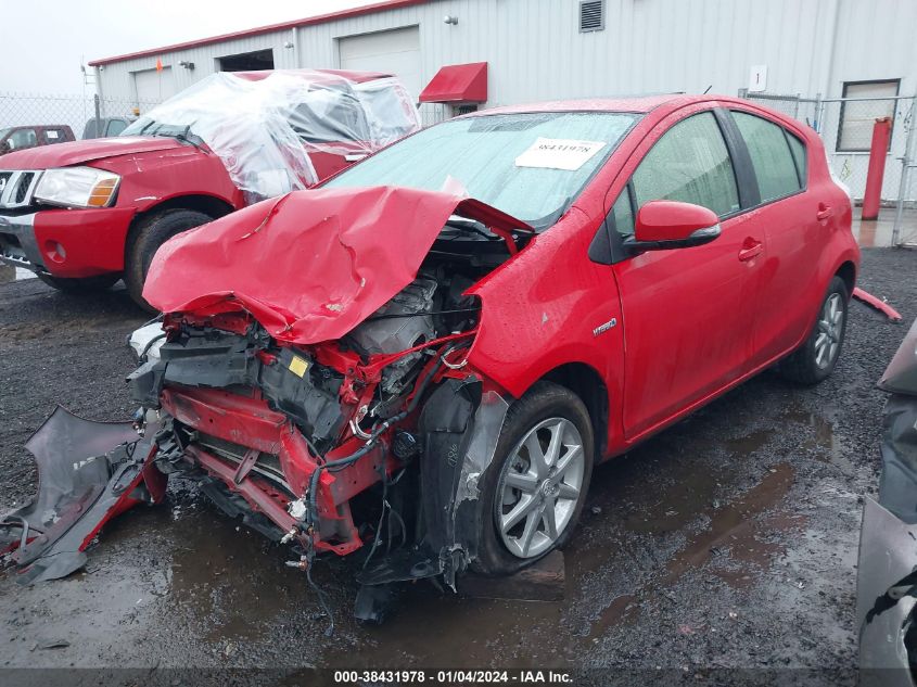 JTDKDTB32E1075256 2014 Toyota Prius C Four