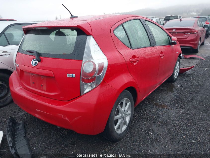 JTDKDTB32E1075256 2014 Toyota Prius C Four