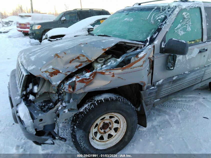 1993 Jeep Grand Cherokee Laredo VIN: 1J4GZ58S1PC687824 Lot: 40244047