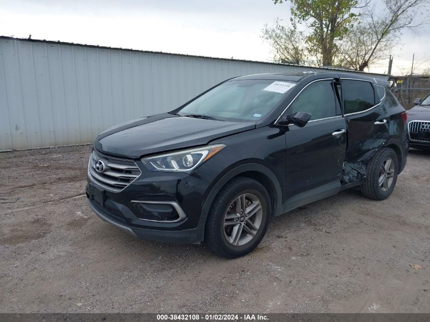 5NMZTDLB1HH019123 2017 Hyundai Santa Fe Sport 2.4L