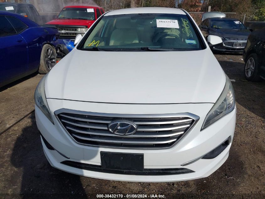 2016 Hyundai Sonata Se VIN: 5NPE24AF4GH262448 Lot: 38432170