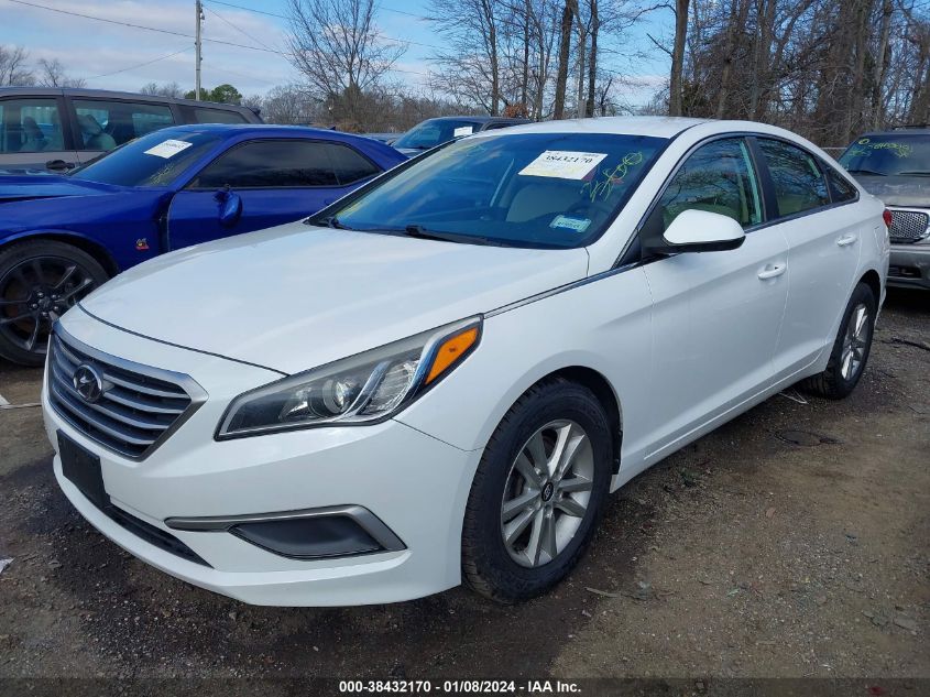 2016 Hyundai Sonata Se VIN: 5NPE24AF4GH262448 Lot: 38432170