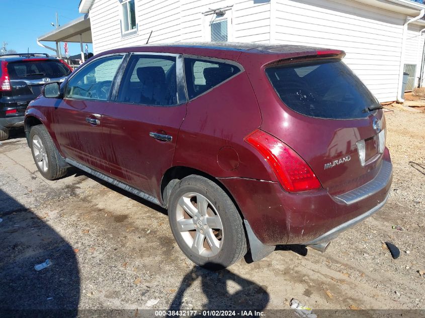 JN8AZ08T36W405742 2006 Nissan Murano S