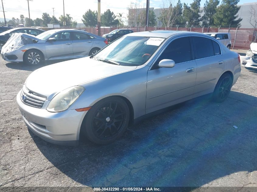 JNKCV51E83M318014 2003 Infiniti G35 Leather