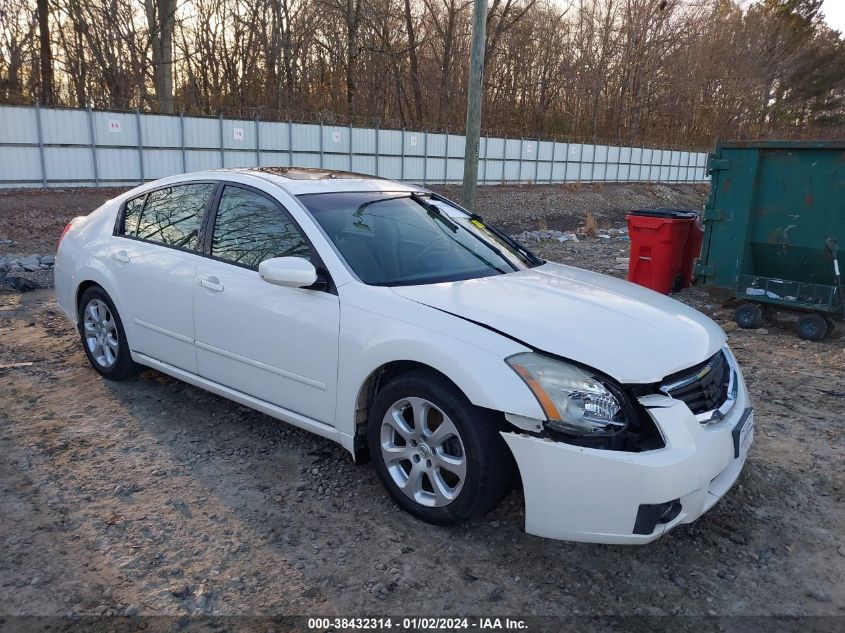 2007 Nissan Maxima 3.5 Sl VIN: 1N4BA41EX7C866116 Lot: 38432314