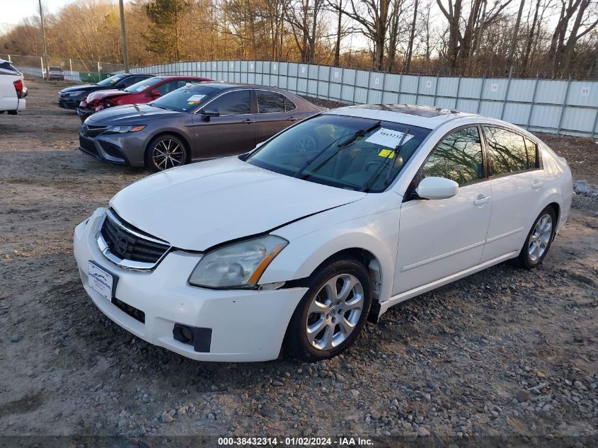 2007 Nissan Maxima 3.5 Sl VIN: 1N4BA41EX7C866116 Lot: 38432314