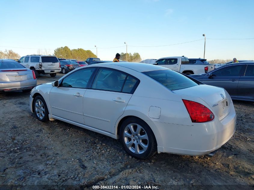 2007 Nissan Maxima 3.5 Sl VIN: 1N4BA41EX7C866116 Lot: 38432314