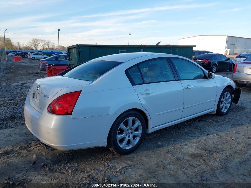 2007 Nissan Maxima 3.5 Sl VIN: 1N4BA41EX7C866116 Lot: 38432314