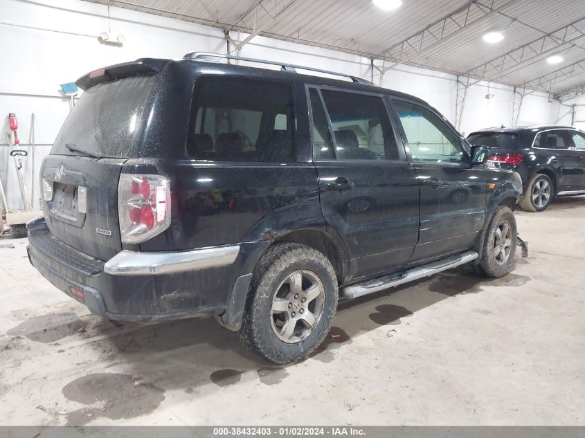 2007 Honda Pilot Ex-L VIN: 2HKYF18517H525086 Lot: 38432403