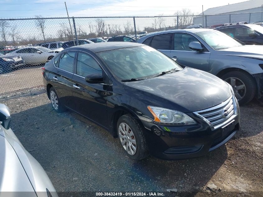 2014 Nissan Sentra S VIN: 3N1AB7AP1EY317451 Lot: 38432419