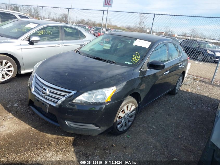 2014 Nissan Sentra S VIN: 3N1AB7AP1EY317451 Lot: 38432419