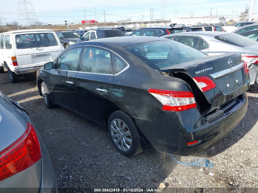 2014 Nissan Sentra S VIN: 3N1AB7AP1EY317451 Lot: 38432419