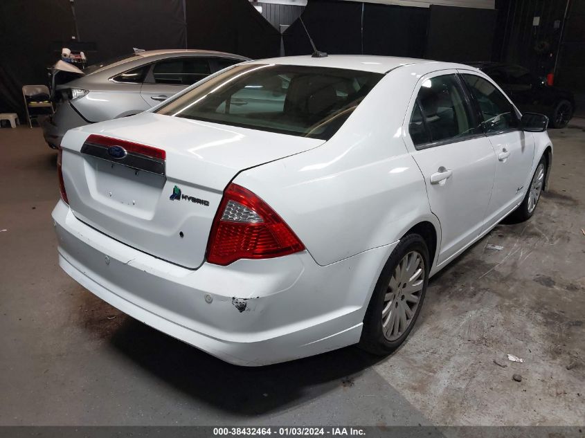 2012 Ford Fusion Hybrid VIN: 3FADP0L31CR380494 Lot: 38432464