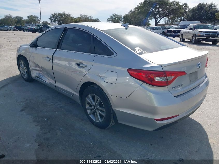 5NPE24AF3FH256672 2015 Hyundai Sonata Se