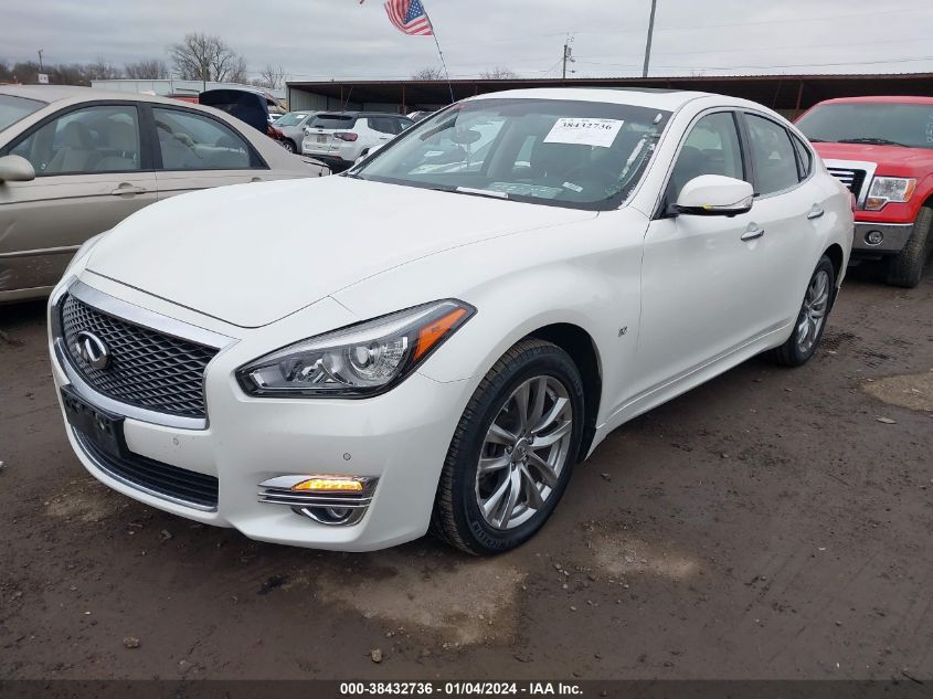 2018 Infiniti Q70 3.7X Luxe VIN: JN1BY1AR3JM220718 Lot: 38432736