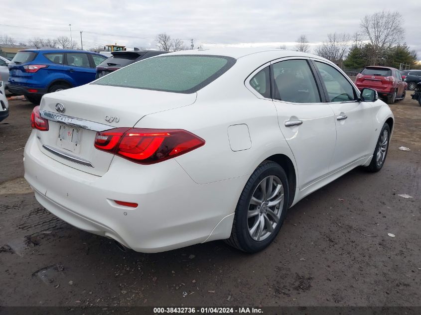 2018 Infiniti Q70 3.7X Luxe VIN: JN1BY1AR3JM220718 Lot: 38432736