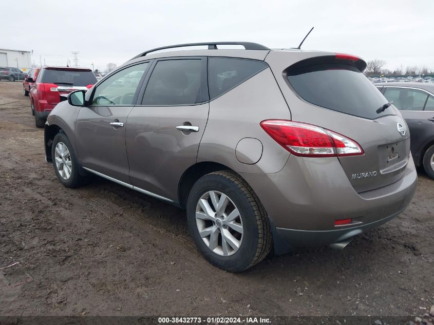 JN8AZ1MW0CW219786 2012 Nissan Murano Sl