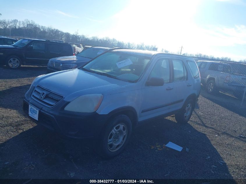 SHSRD78555U315253 2005 Honda Cr-V Lx