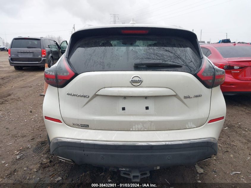 5N1AZ2MS4KN136814 2019 Nissan Murano Sl