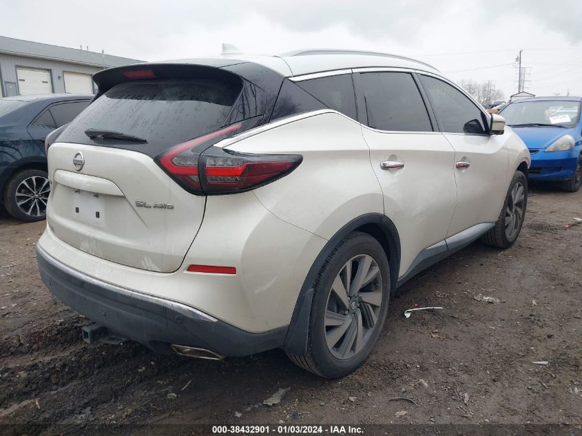 5N1AZ2MS4KN136814 2019 Nissan Murano Sl