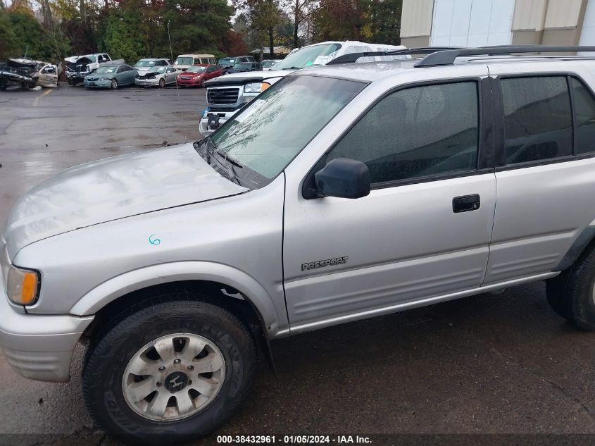 2000 Honda Passport Ex/Lx VIN: 4S6DM58W7Y4408627 Lot: 38432961