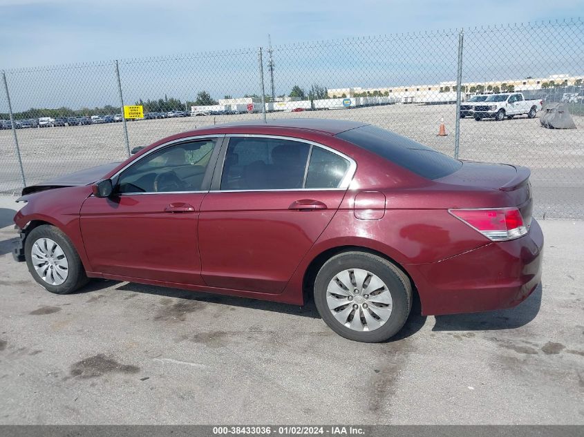 1HGCP26359A140754 2009 Honda Accord 2.4 Lx