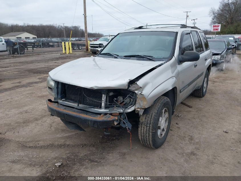 1GNDT13S742226985 2004 Chevrolet Trailblazer Ls