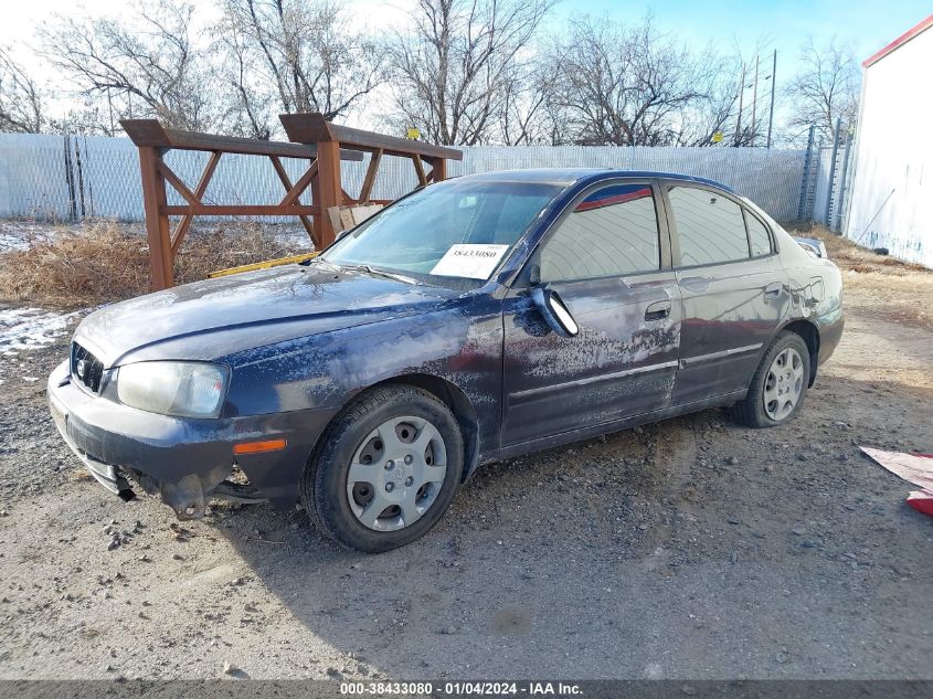 KMHDN45D12U428236 2002 Hyundai Elantra Gls