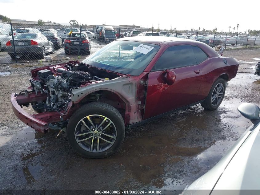 2019 Dodge Challenger Sxt Awd VIN: 2C3CDZGGXKH583818 Lot: 38433082