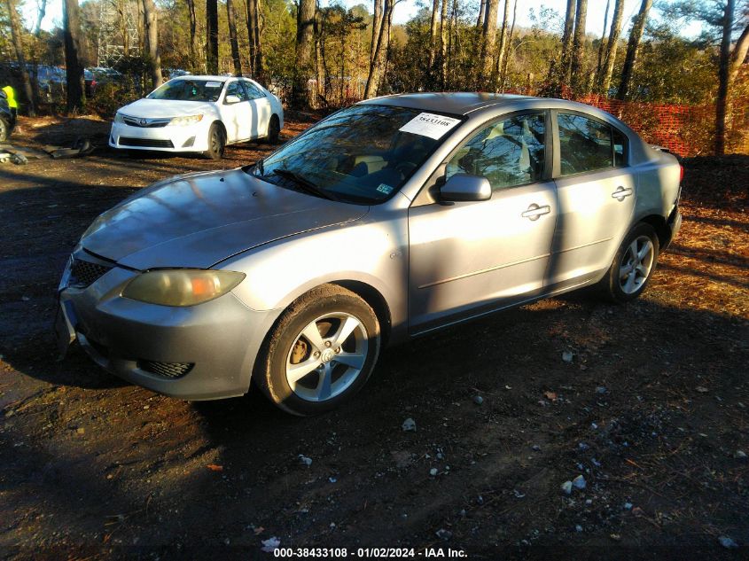 2005 Mazda Mazda3 I VIN: JM1BK12F251247192 Lot: 38433108