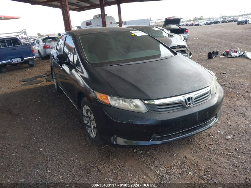 2HGFB2F54CH604204 2012 Honda Civic Lx