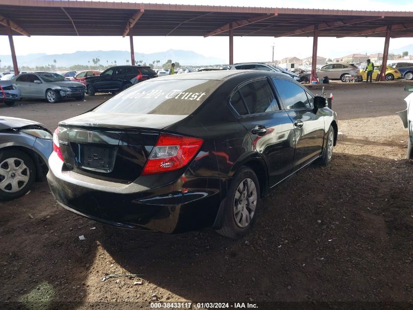 2HGFB2F54CH604204 2012 Honda Civic Lx