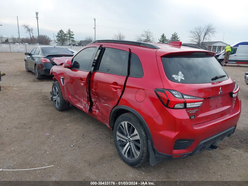 2021 Mitsubishi Outlander Sport 2.4 Gt Awc VIN: JA4ARVAW9MU021433 Lot: 38433176