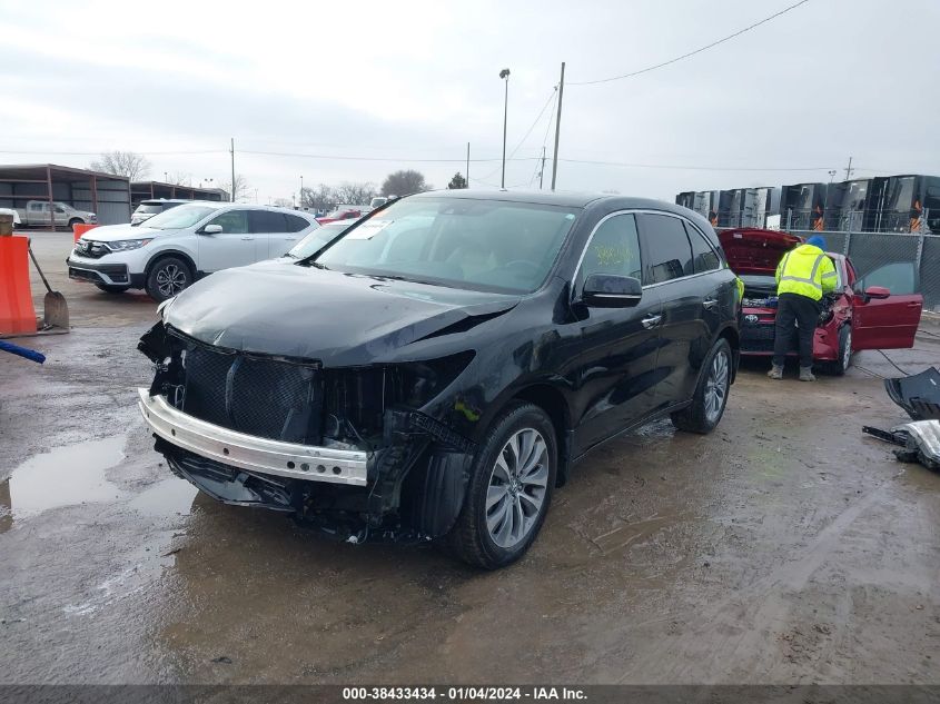 2014 Acura Mdx Technology Package VIN: 5FRYD4H4XEB031415 Lot: 38433434