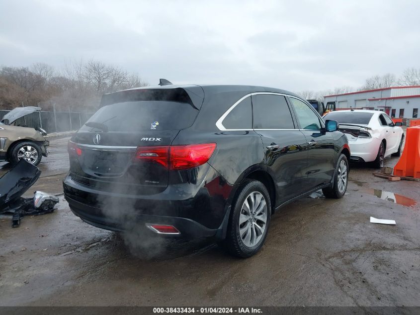 2014 Acura Mdx Technology Package VIN: 5FRYD4H4XEB031415 Lot: 38433434