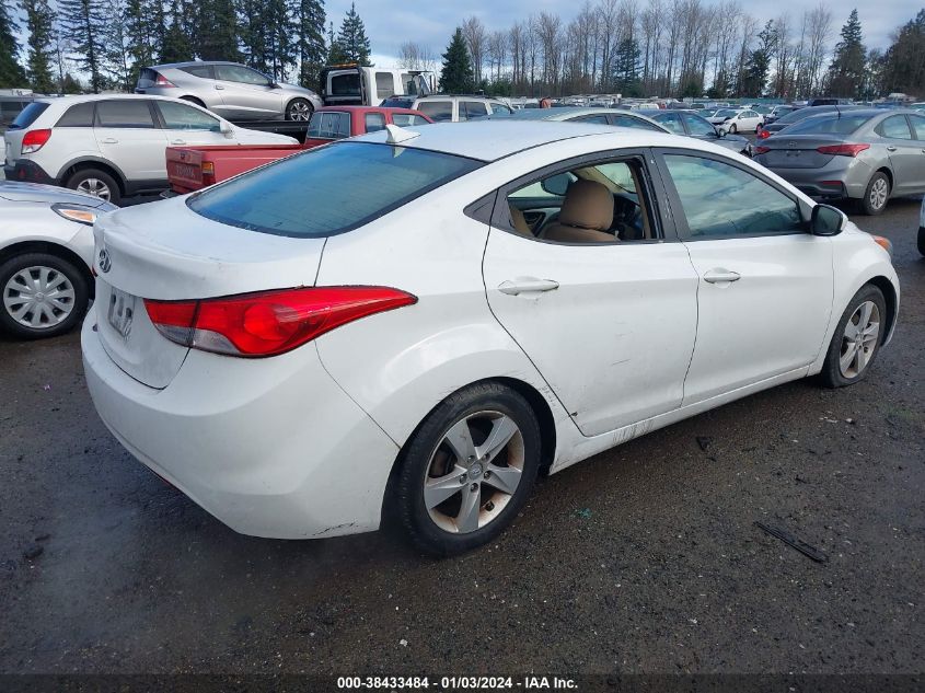 5NPDH4AE9DH342972 2013 Hyundai Elantra Gls