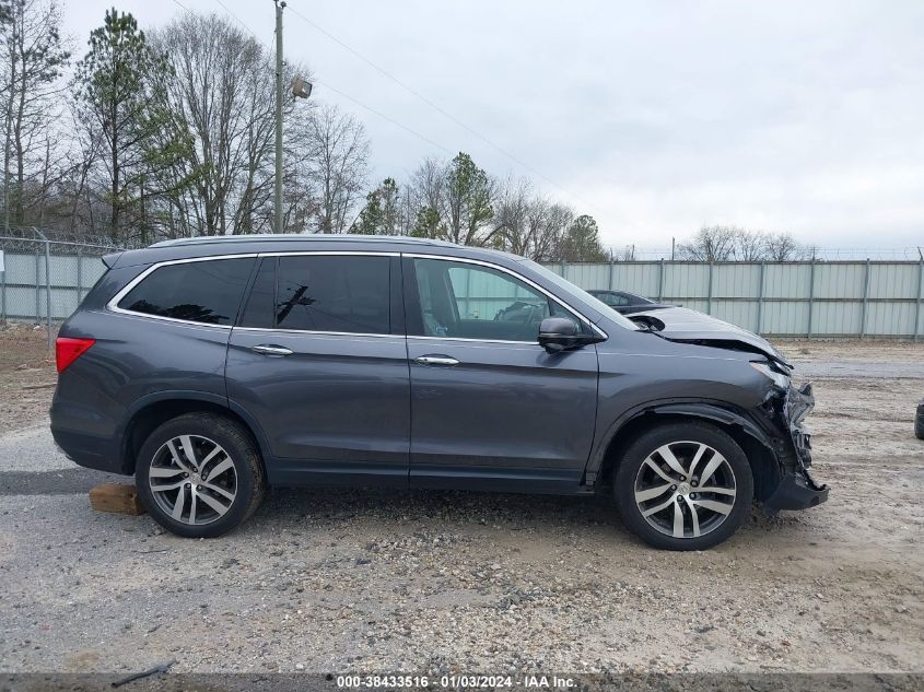 2017 Honda Pilot Touring VIN: 5FNYF6H9XHB009096 Lot: 38433516