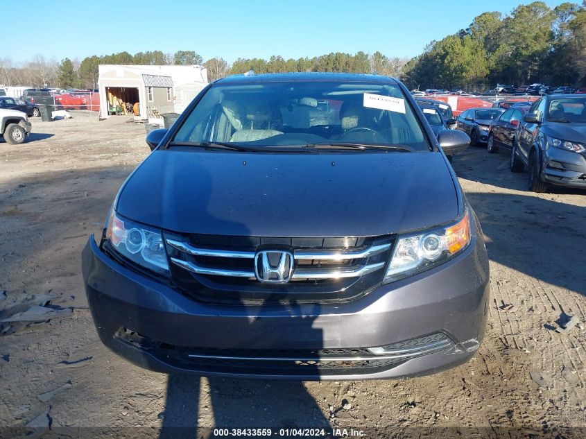 2014 Honda Odyssey Ex-L VIN: 5FNRL5H65EB022282 Lot: 38433559