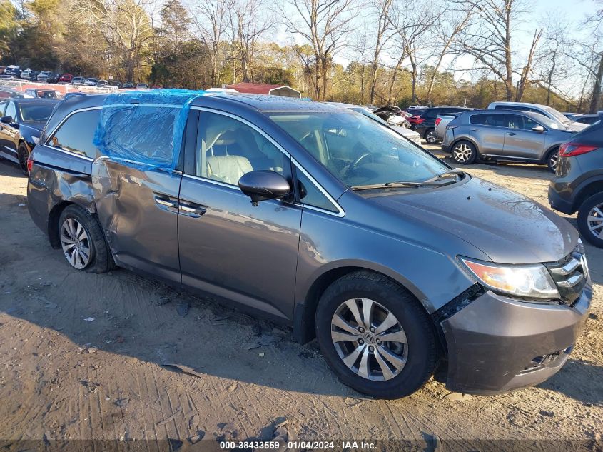 2014 Honda Odyssey Ex-L VIN: 5FNRL5H65EB022282 Lot: 38433559