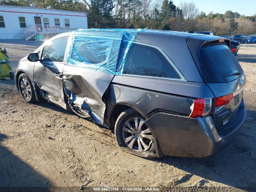 2014 Honda Odyssey Ex-L VIN: 5FNRL5H65EB022282 Lot: 38433559