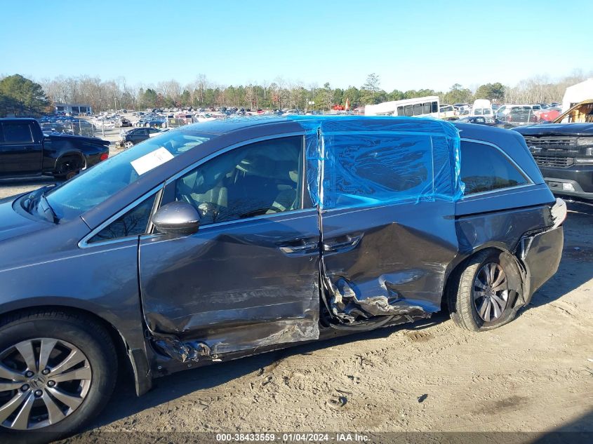 2014 Honda Odyssey Ex-L VIN: 5FNRL5H65EB022282 Lot: 38433559