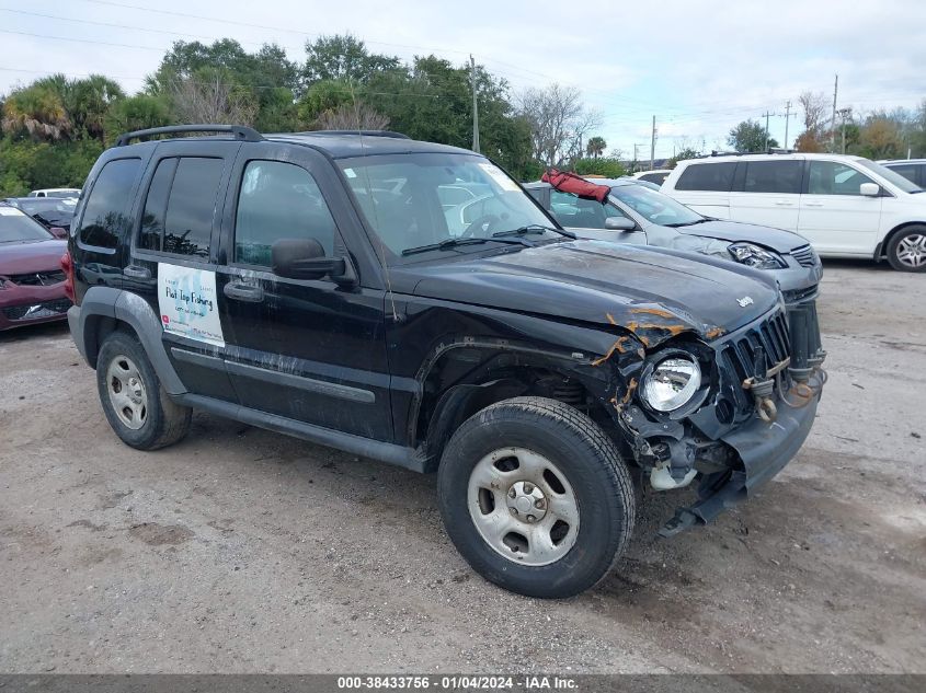 1J4GL48K17W645969 2007 Jeep Liberty Sport