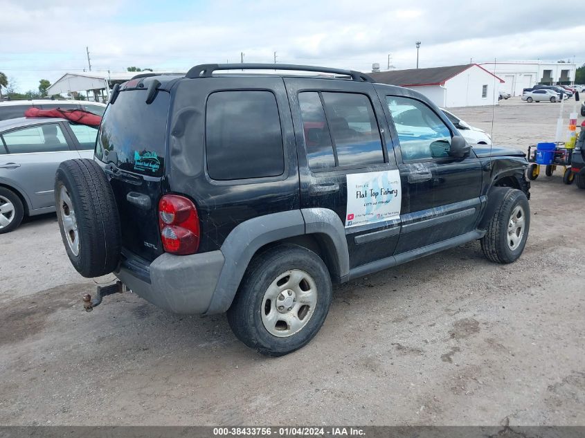 1J4GL48K17W645969 2007 Jeep Liberty Sport