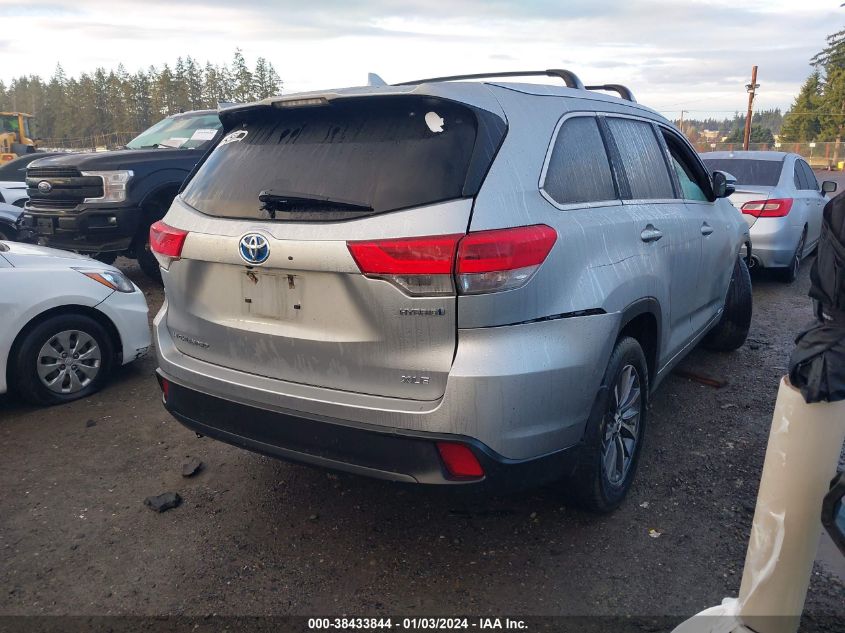 5TDJGRFH6JS048960 2018 Toyota Highlander Hybrid Xle